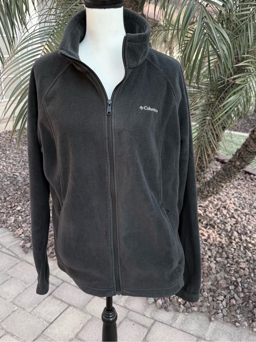 Columbia Men’s Black Full-Zip Fleece Jacket